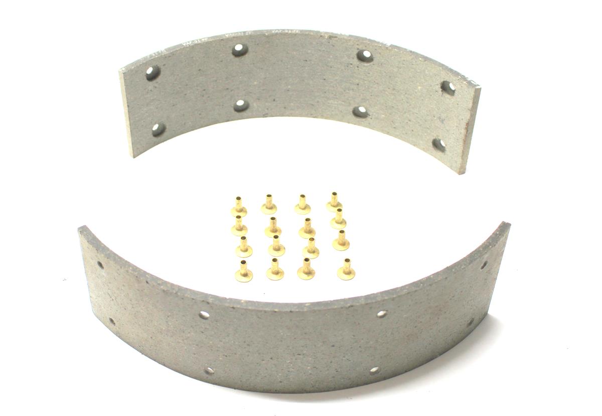 Parking Brake Shoe Lining Kit with Rivets M35A2 M54A2 M809